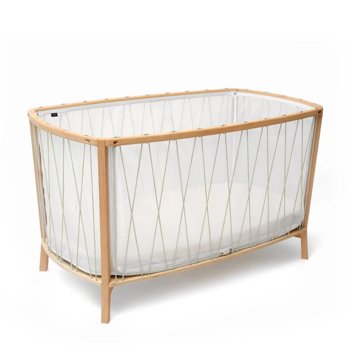 KIMI BABY BED WITH MATRESS & MATRESS TOP - DESERT STRINGS