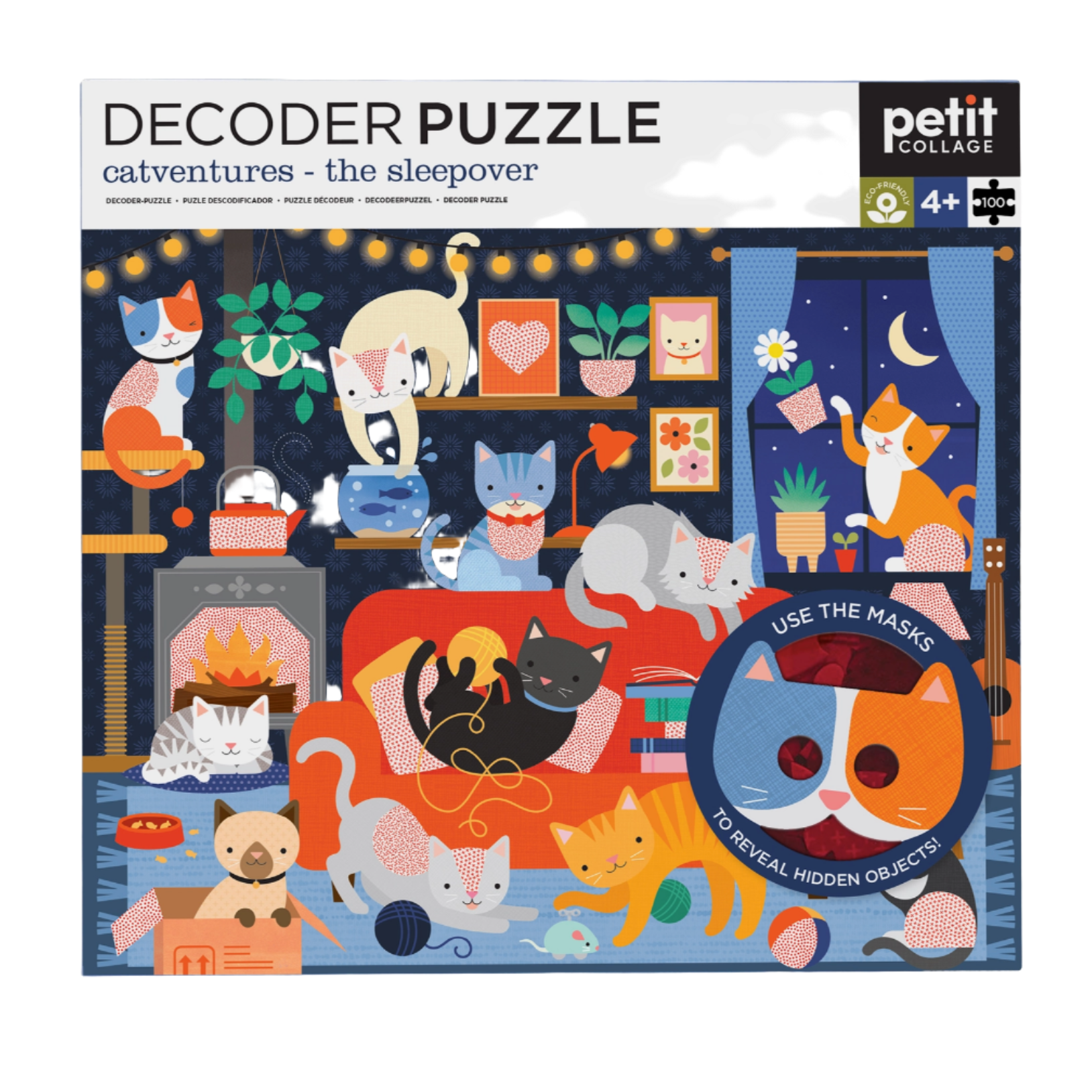 CATVENTURES SLEEPOVER DECORDER PUZZLE - 100 PIECES - Little-ish