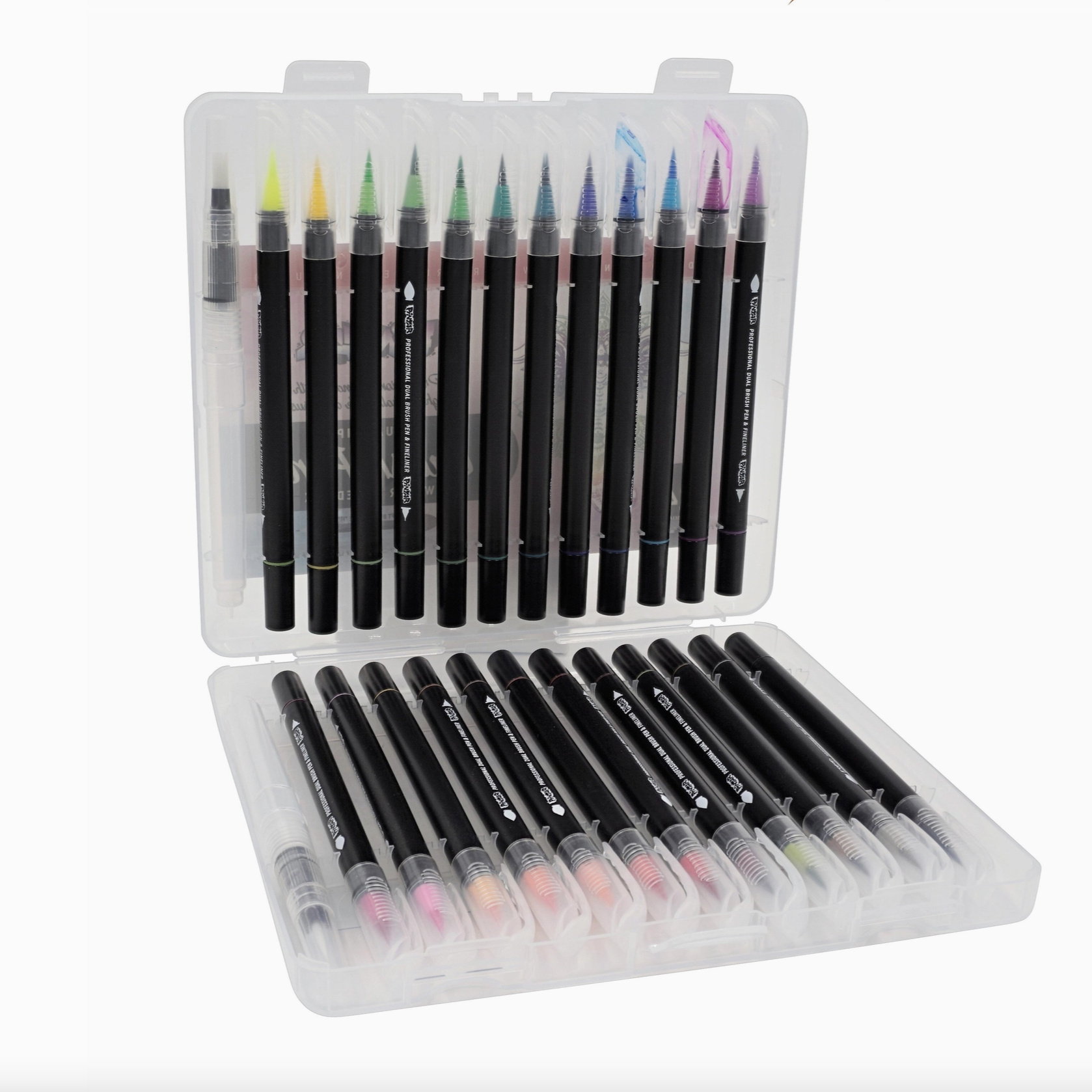 DUEL TIP MARKER SET - 24 SET - Little-ish