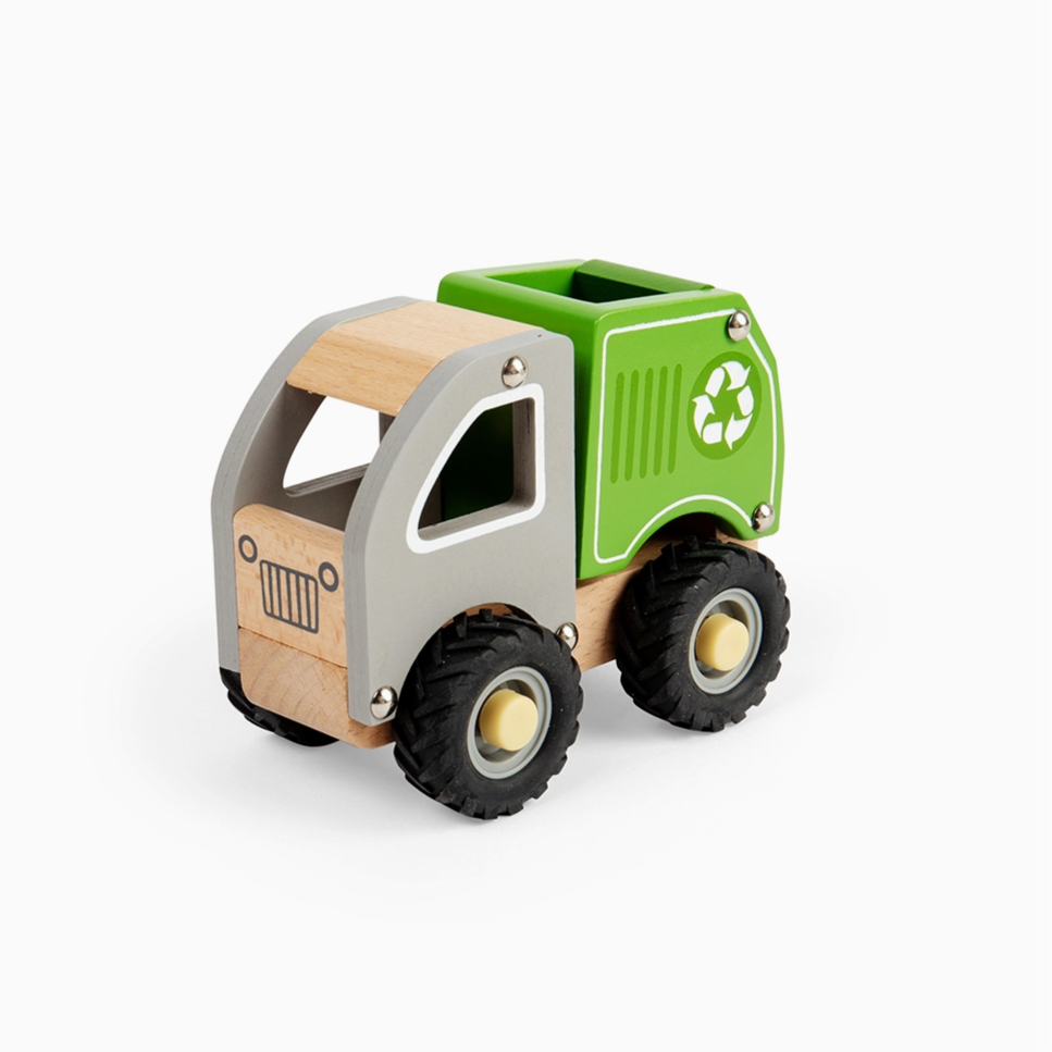 MINI WOODEN RECYCLE TRUCK - Little-ish