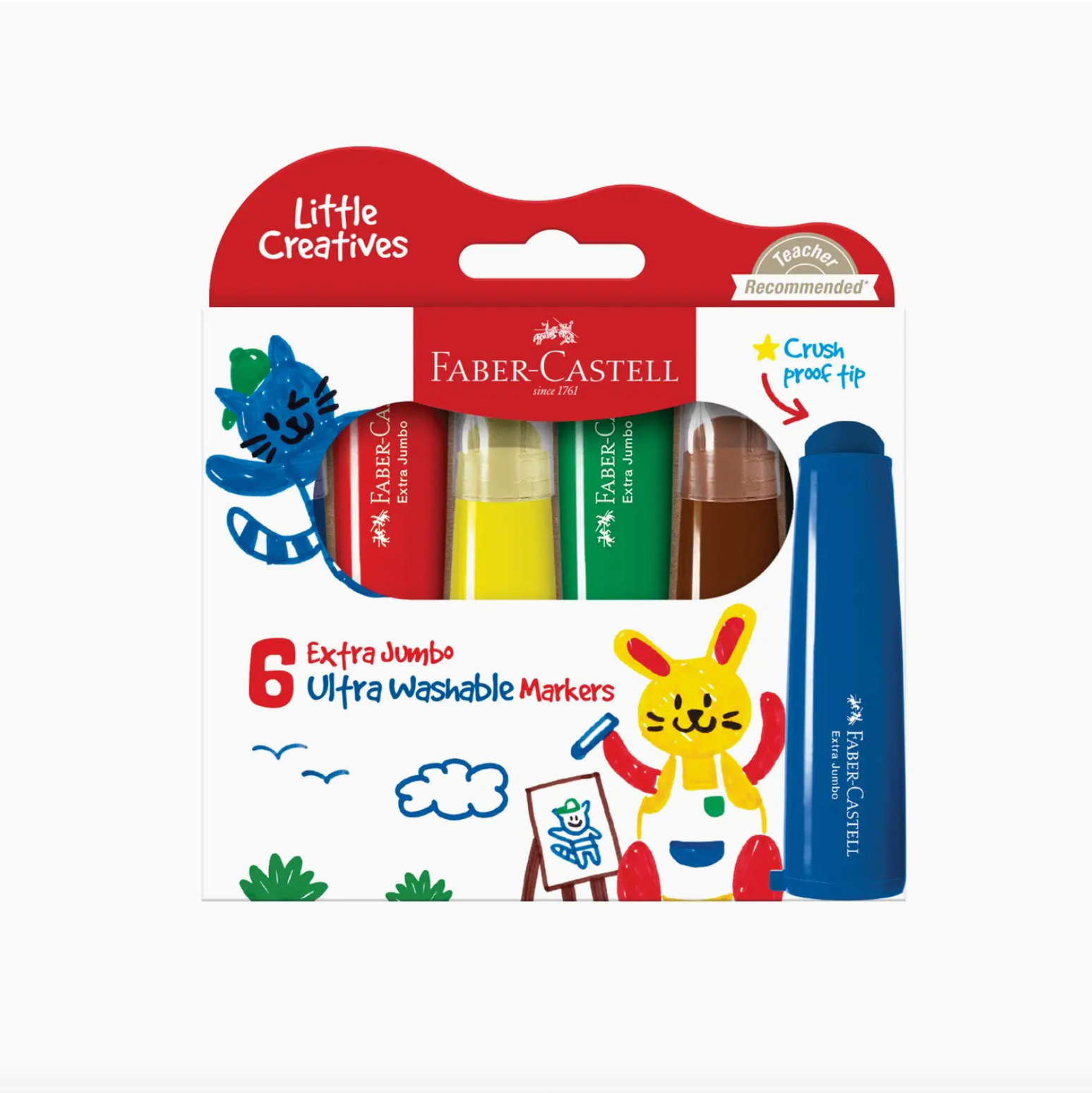LITTLE CREATIVES ULTRA WASHABLE MARKERS - 12 - Little-ish