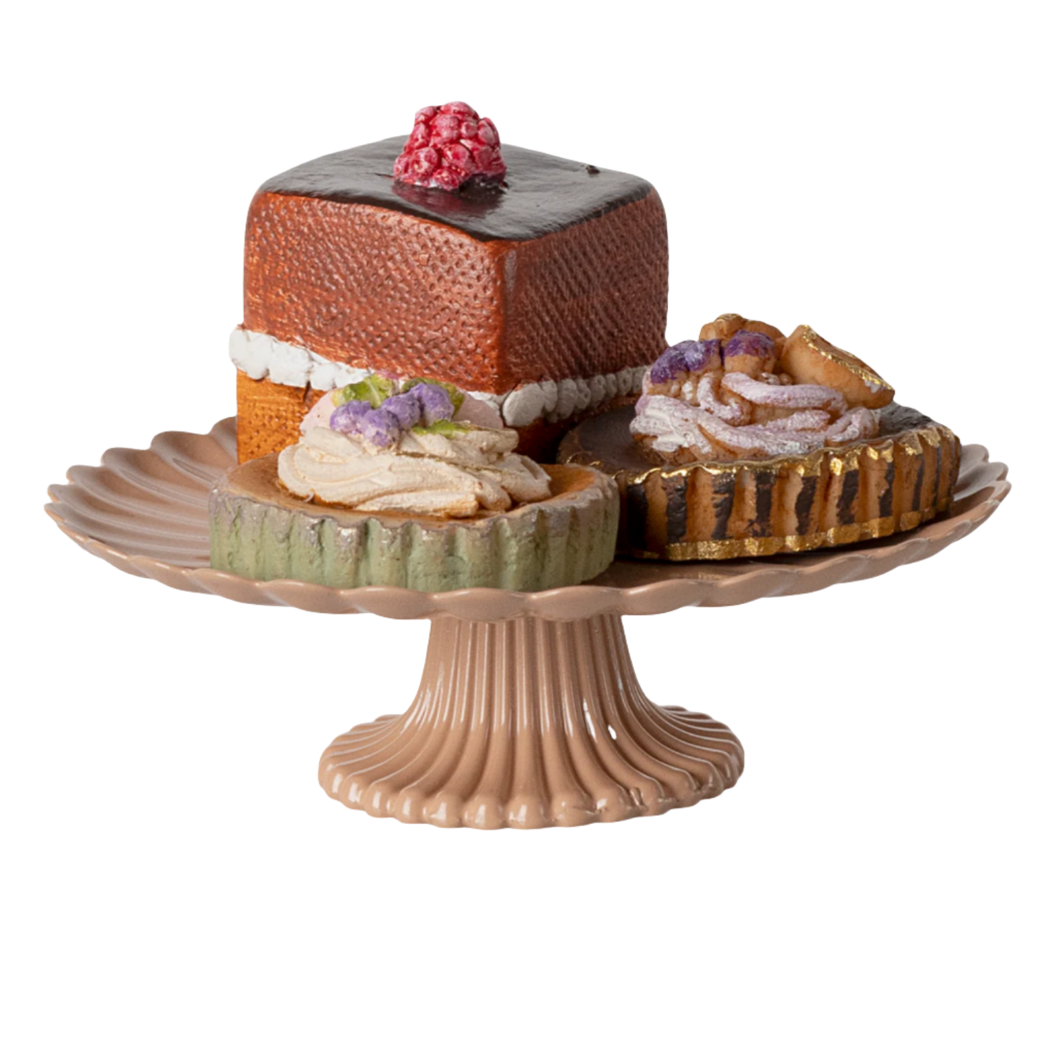 PETIT FOURS CAKES & CAKE STAND, MINI - Little-ish