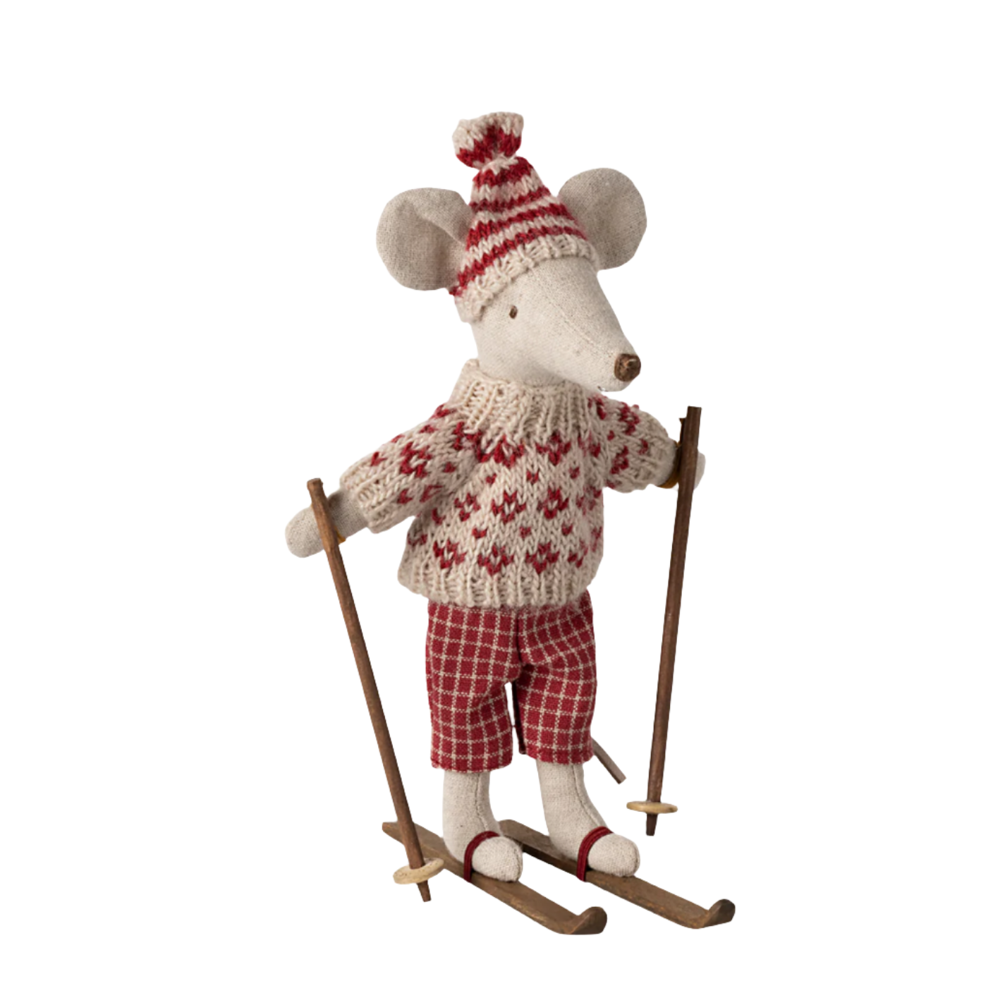 WINTER MOUSE SKI SET - MUM - RED - Little-ish