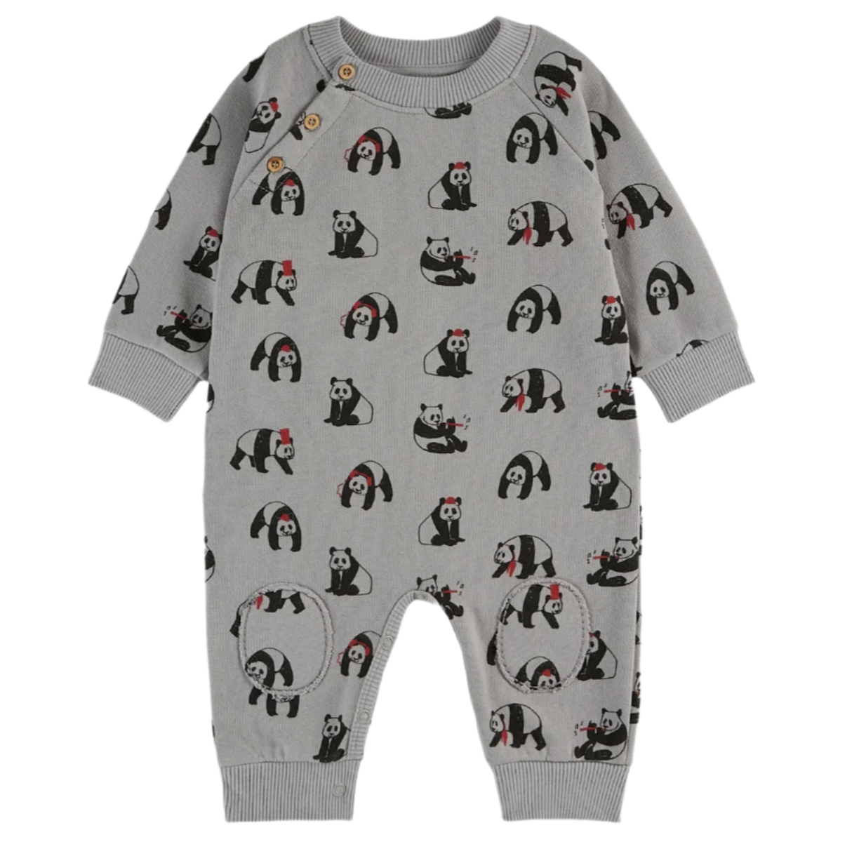 ORGANIC PANDA ROMPER - Little-ish