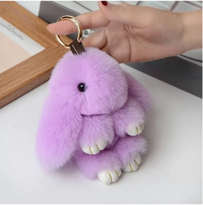 RABBIT PLUSH KEY CHAIN - Little-ish
