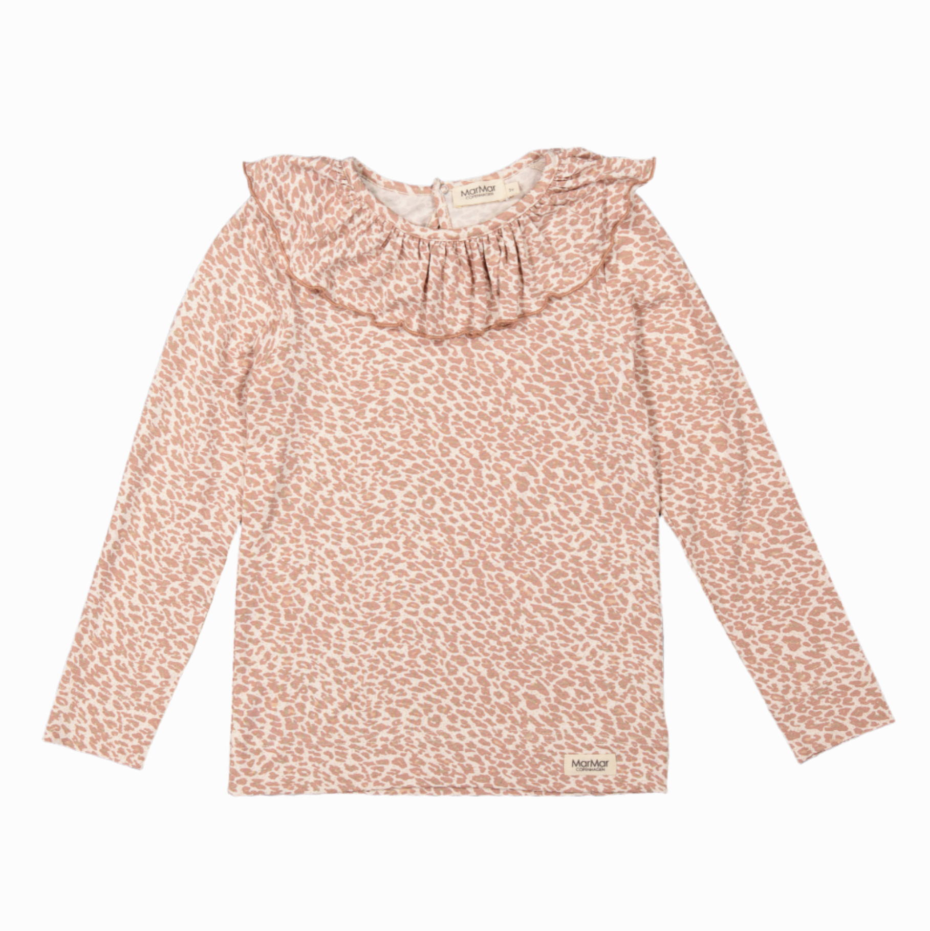 LEOPARD LONG SLEEVE SHIRT - POWDER TAUPE - Little-ish