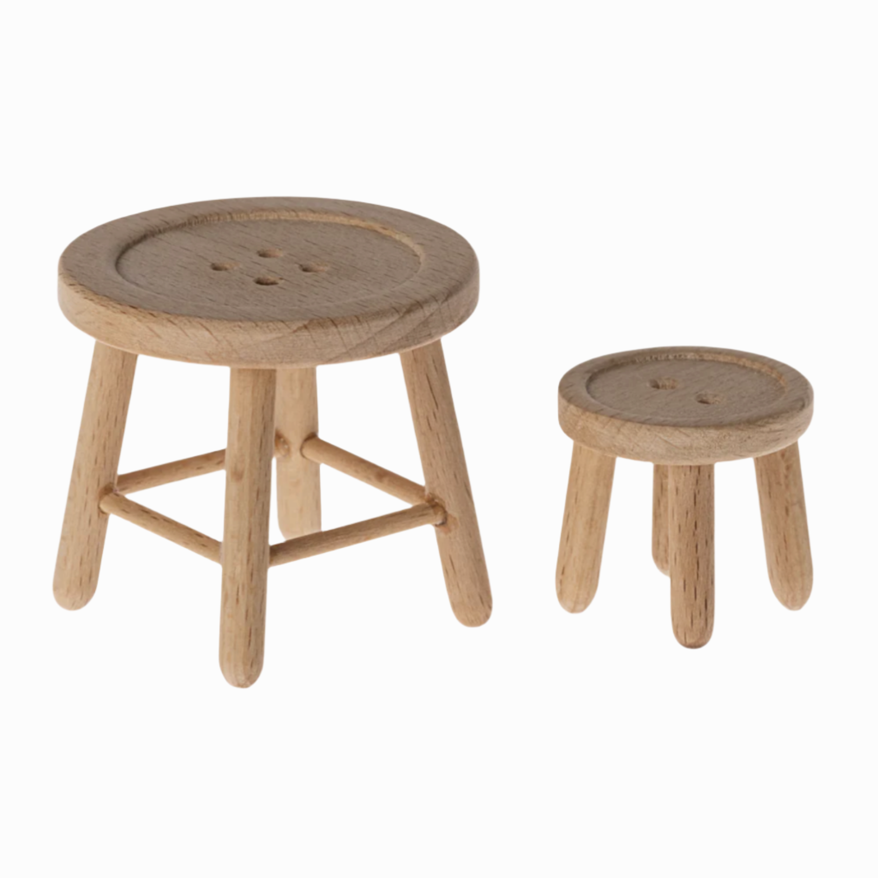 MAILEG BUTTON TABLE & STOOL - Little-ish