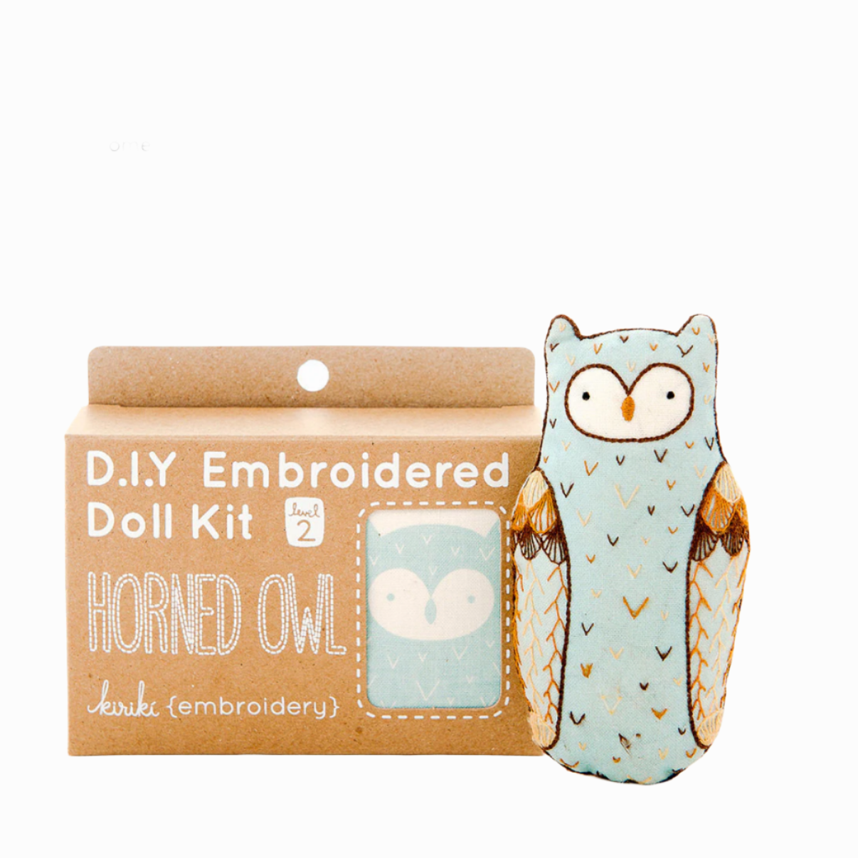 EMBROIDERY KIT LEVEL 2 - HORNED OWL - Little-ish
