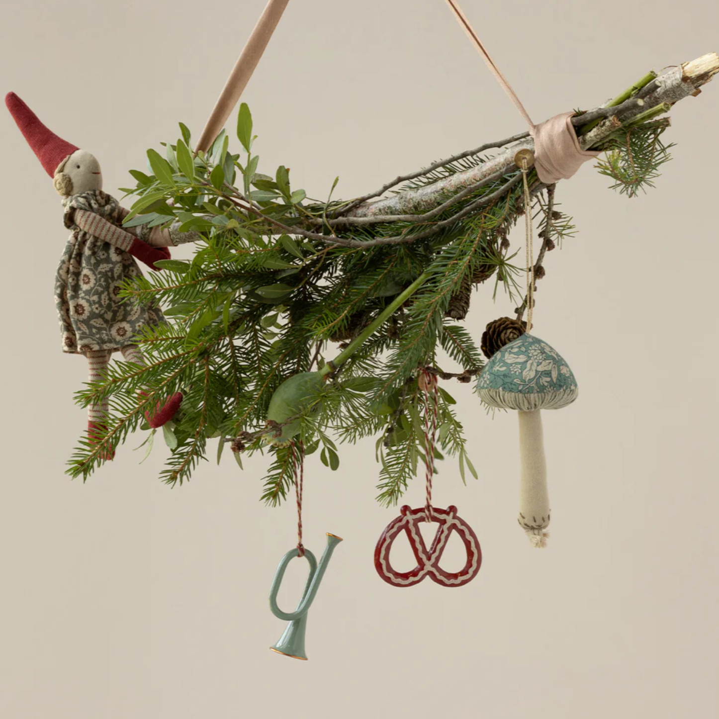 MUSHROOM ORNAMENT - BLOSSOM GREEN - Little-ish