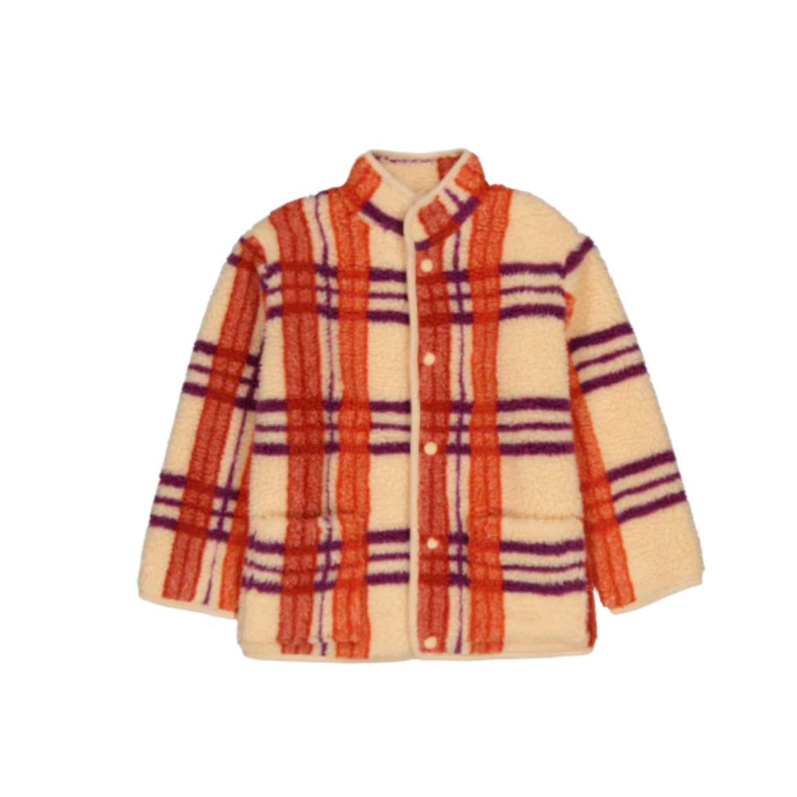 HELO FLEECE PLAID JACKET - Little-ish