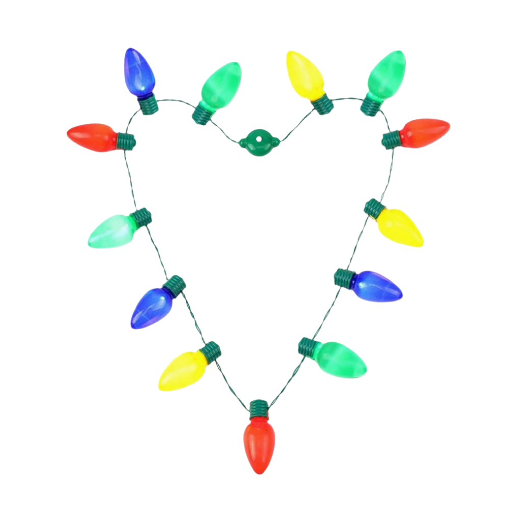 LIGHT UP STRING LED BULB LIGHTS NECKLACE - Little-ish