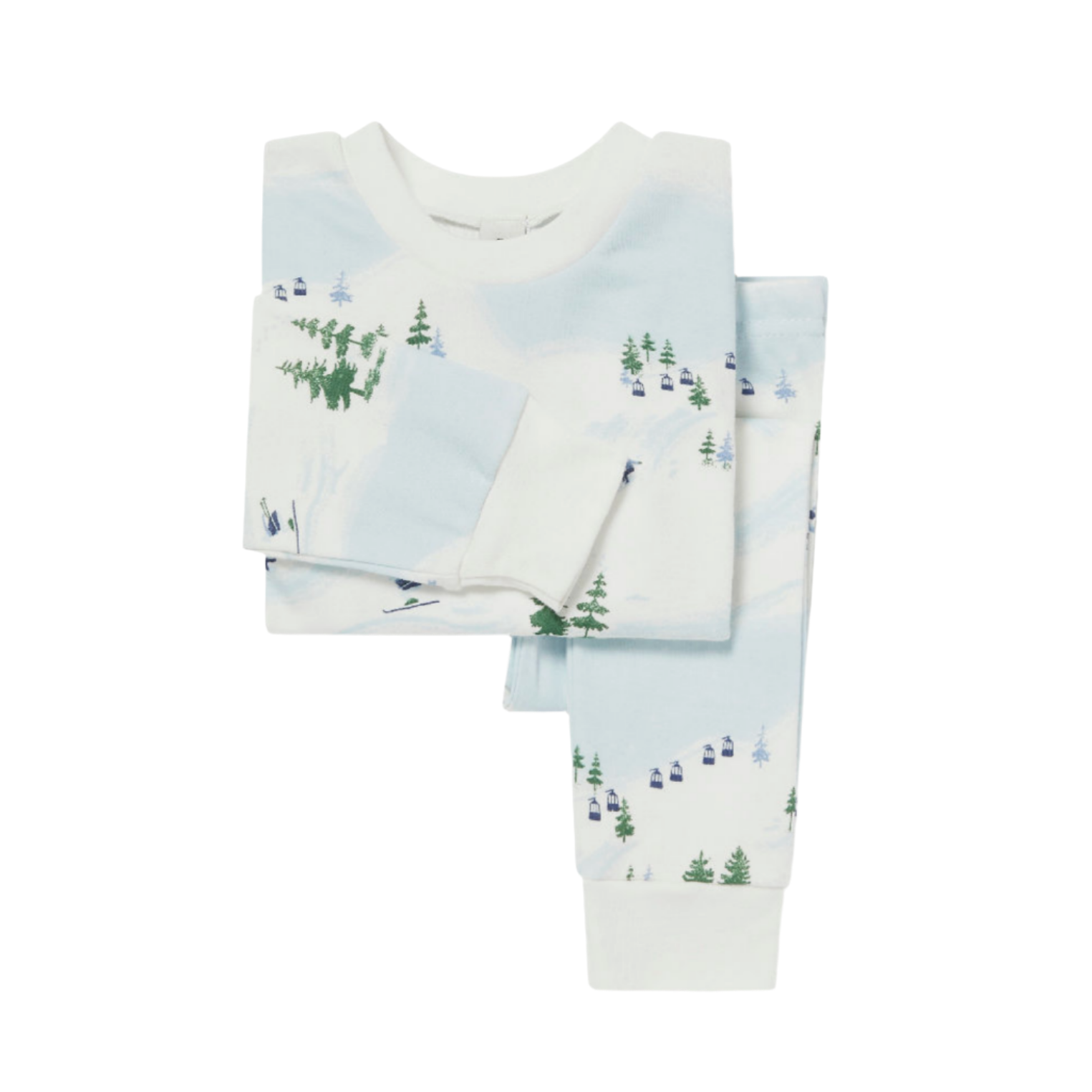 SKI SCENE LONG JOHNS - Little-ish