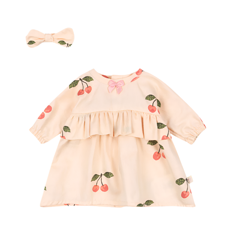 BABY DOLL DRESS - CHERISE PINK - Little-ish
