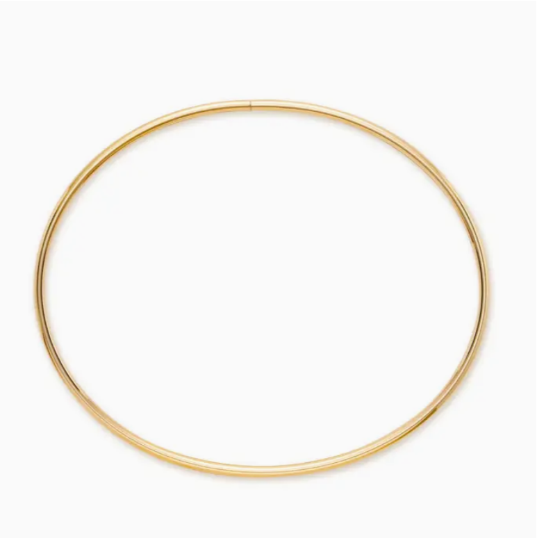 BELLE FLEXI BANGLE BRACELET - SILVER - Little-ish