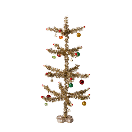 MAILEG CHRISTMAS TREE GOLD - MINATURE