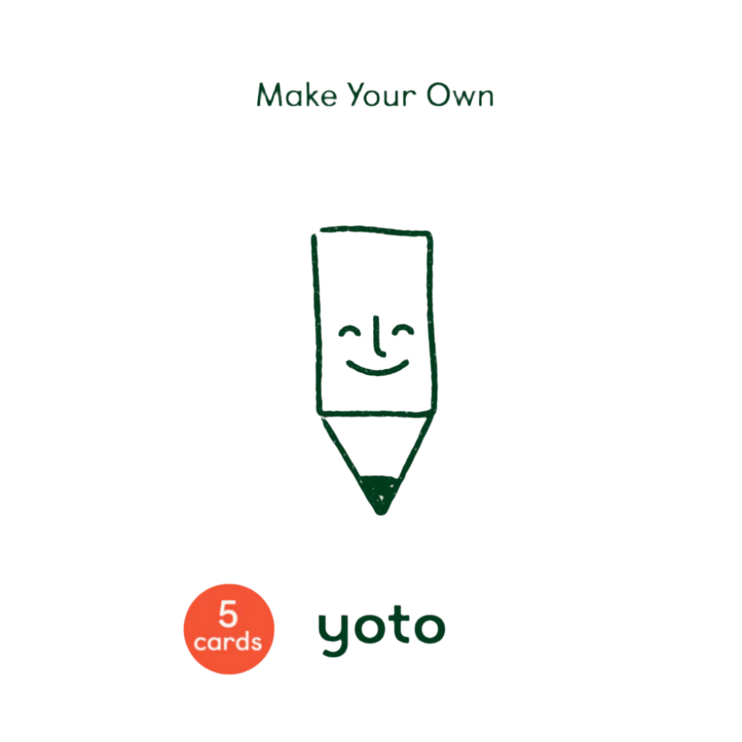 YOTO CARD: MAKE YOUR OWN CARDS PACK OF 5 - Little-ish