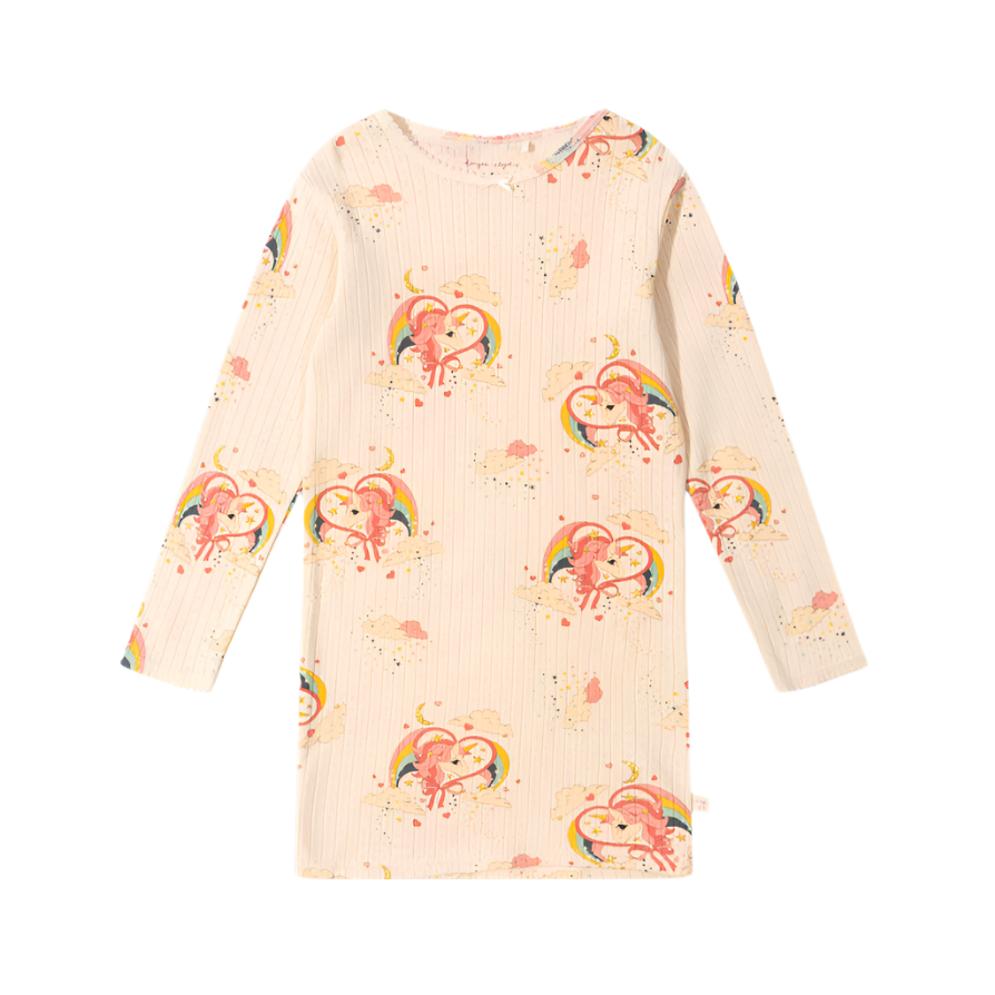 MINNIE GLITTER UNICORN DRESS GOTS - Little-ish