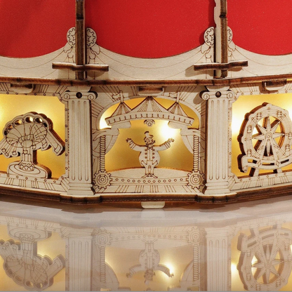 ELECTRO-MECHANICAL WOODEN PUZZLE: TILT-A-WHIRL