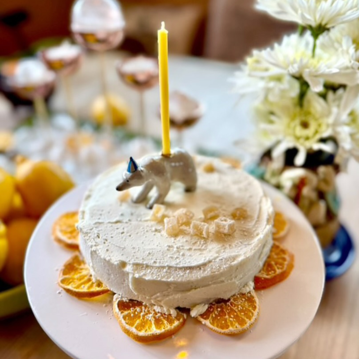 POLAR BEAR CAKE TOPPER - Little-ish