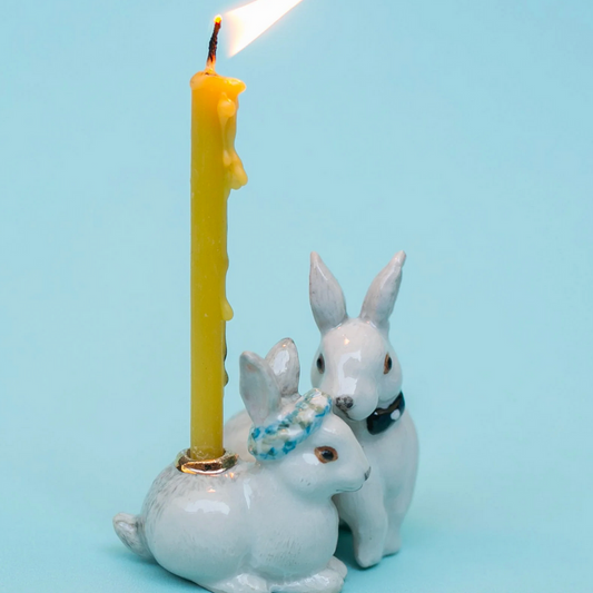 LOVE BUNNIES CAKE TOPPER