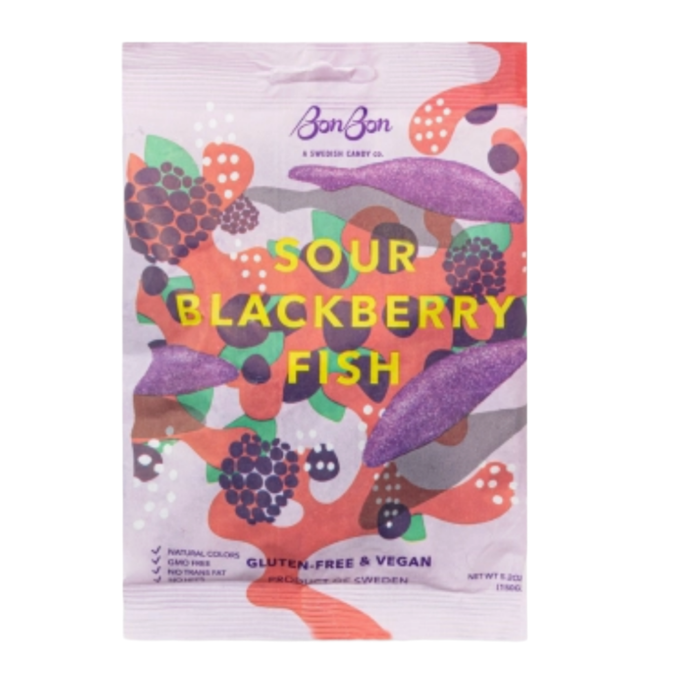 SOUR BLACKBERRY SWEDISH FISH - Little-ish