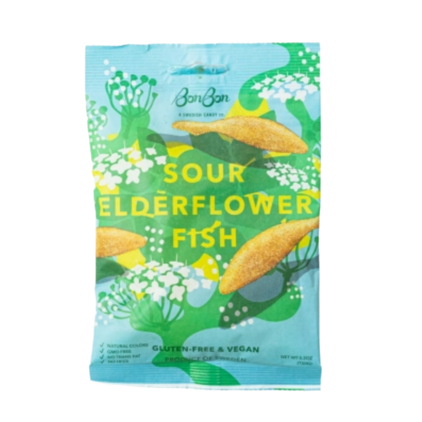 SOUR ELDERBERY SWEDISH FISH - Little-ish