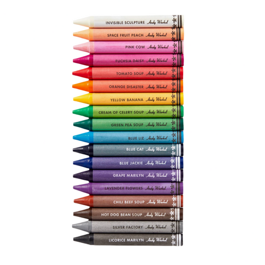 WARHOL SOUP CAN OF CRAYONS