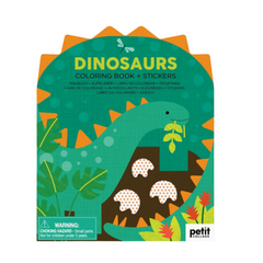 STICKER COLORING BOOK: DINOSAURS