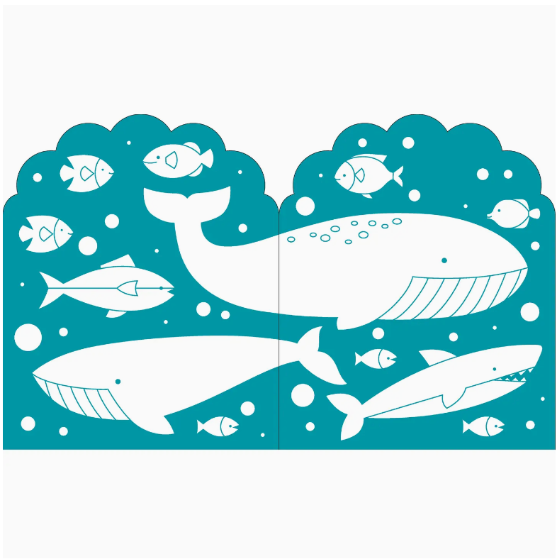 STICKER COLORING BOOK: MERMAIDS - Little-ish