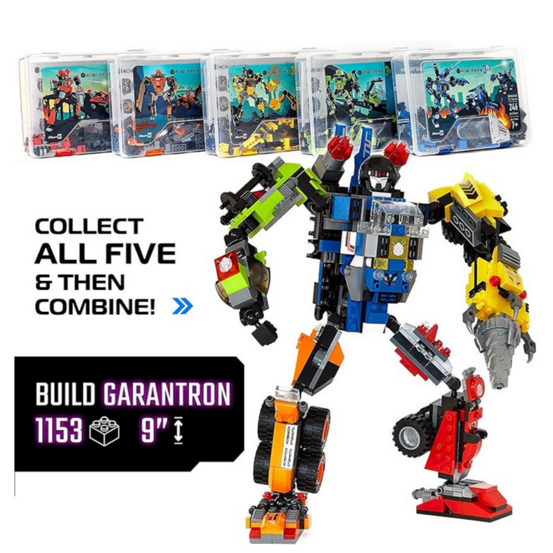 BLUE SNABGLIDER ROBOT STEM TOY 3-IN-1 SET