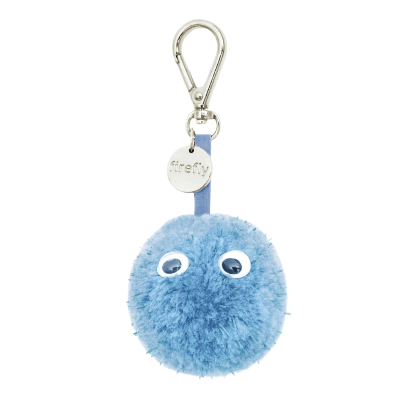 POM POM REFLECTOR CHARM - BABY BLUE - Little-ish