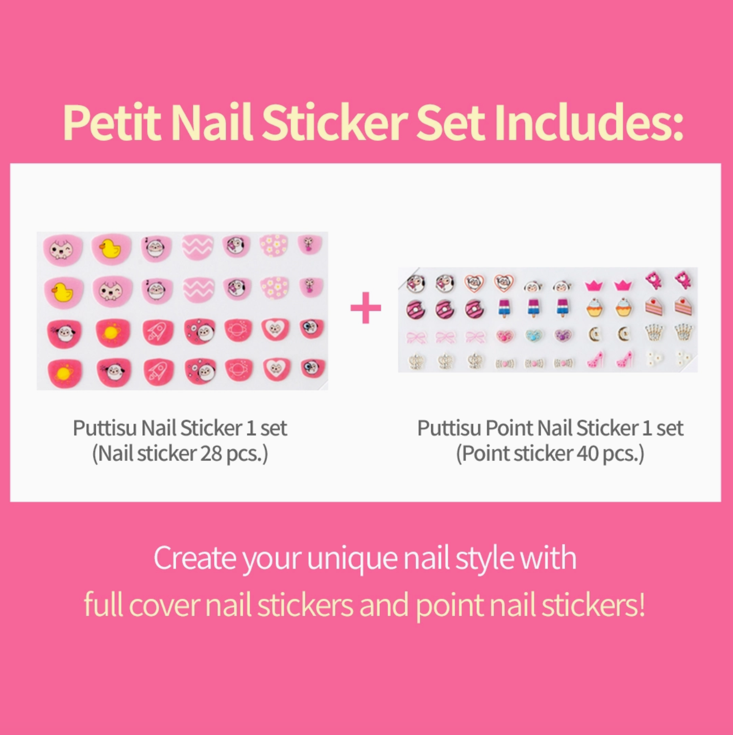 NAIL STICKER SET - STRAWBERRY - Little-ish
