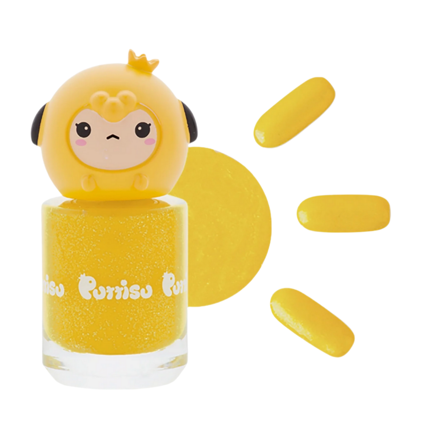 SAFE PEEL-OFF NAIL POLISH - PEARLIZED TWINKLE YELLOW - Little-ish