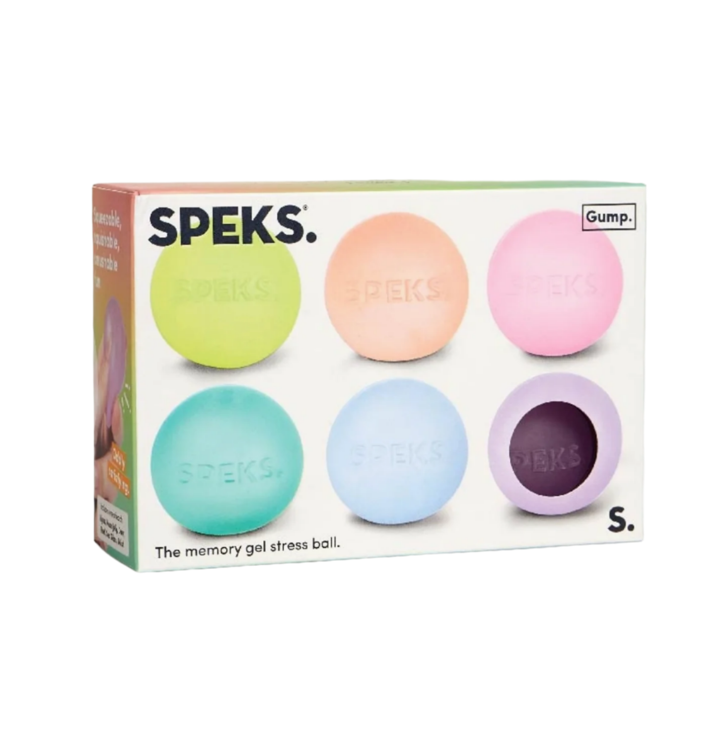 SPEKS MINI GUMP STRESS BALL 6 PACK - Little-ish