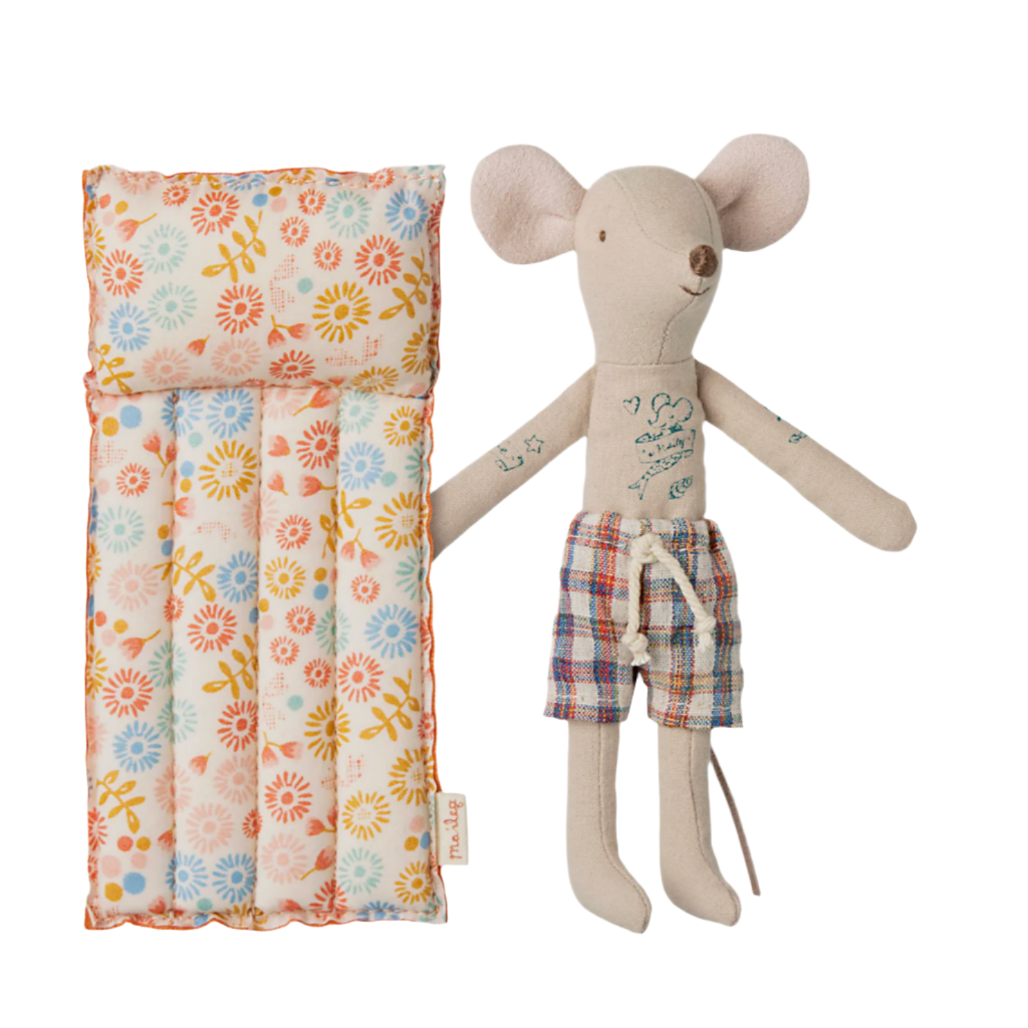MAILEG BEACH MOUSE WITH AIR MATRESS - DAD MOUSE - Little-ish