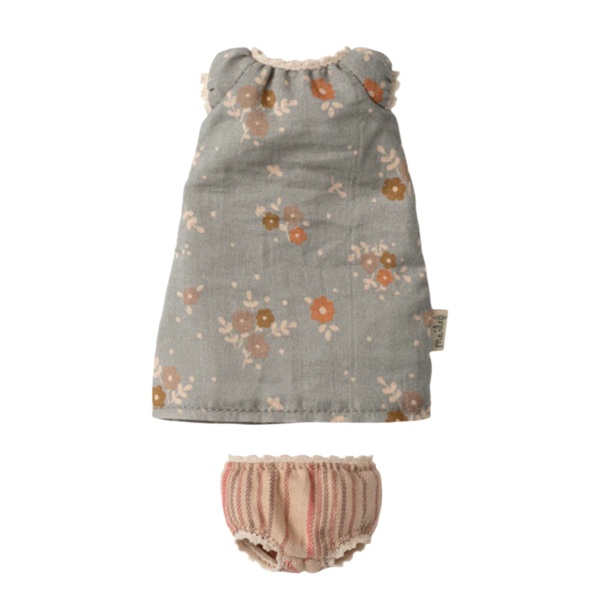 MAILEG BLUE FLORAL DRESS - SIZE 1 - Little-ish