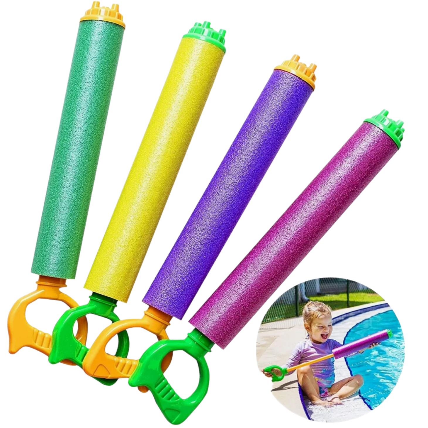 WATER BLASTER SOAKER - 4 PIECE SET - Little-ish