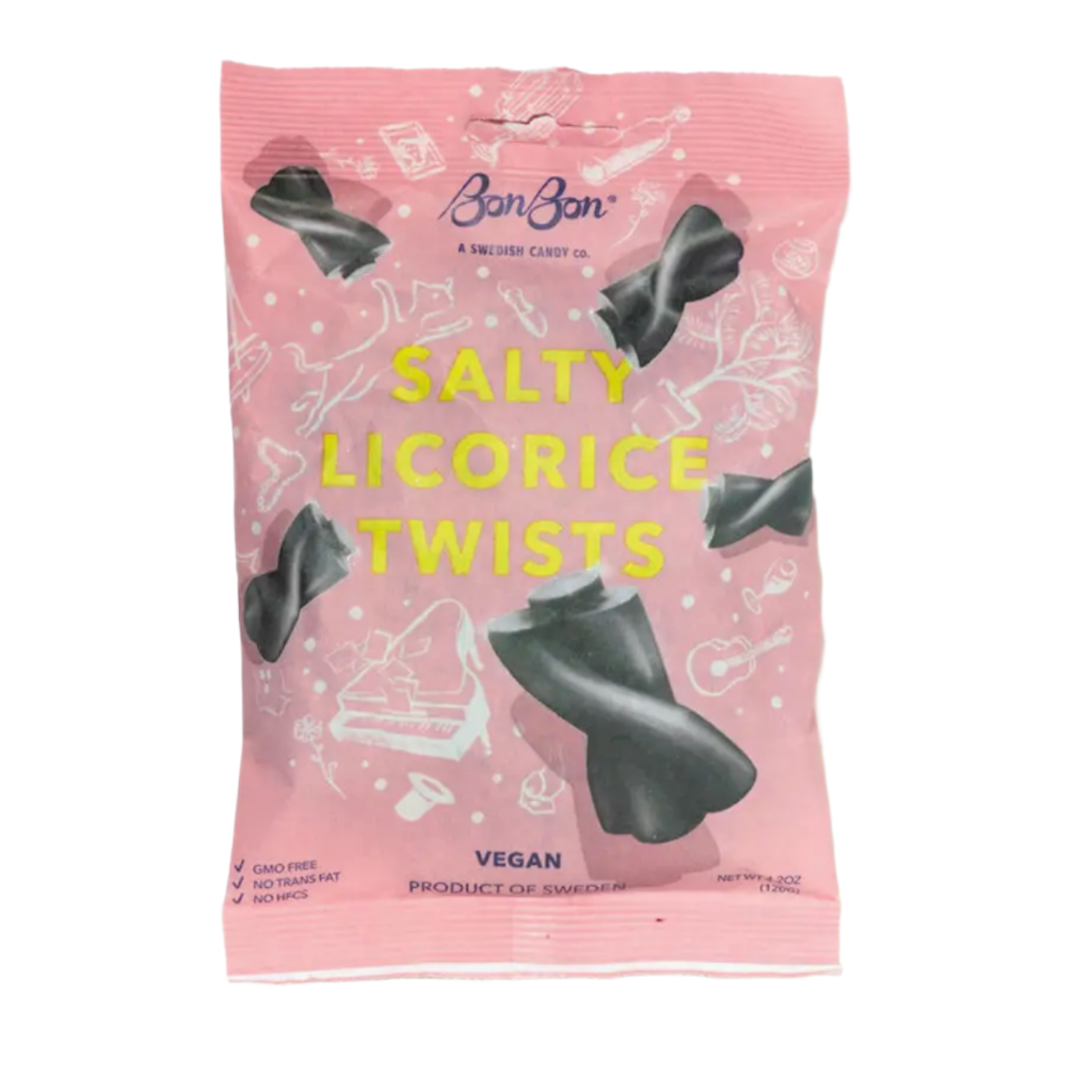 BONBON LICORICE TWIST SWEDISH CANDY - Little-ish