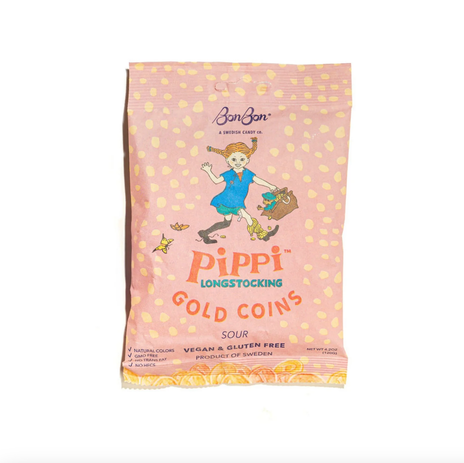 BONBON PIPPI LONGSTOCKING GOLD COINS SWEDISH CANDY - Little-ish