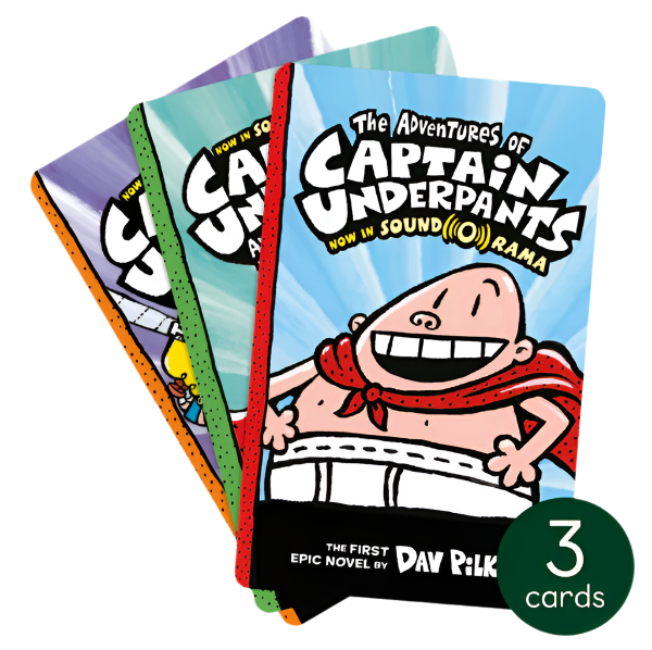 YOTO CARD: CAPTAIN UNDERPANTS SET - Little-ish