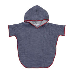 COCOON BATH SWIM PONCHO - INDIGO