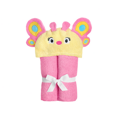 BUTTERFLY HOODED TOWEL