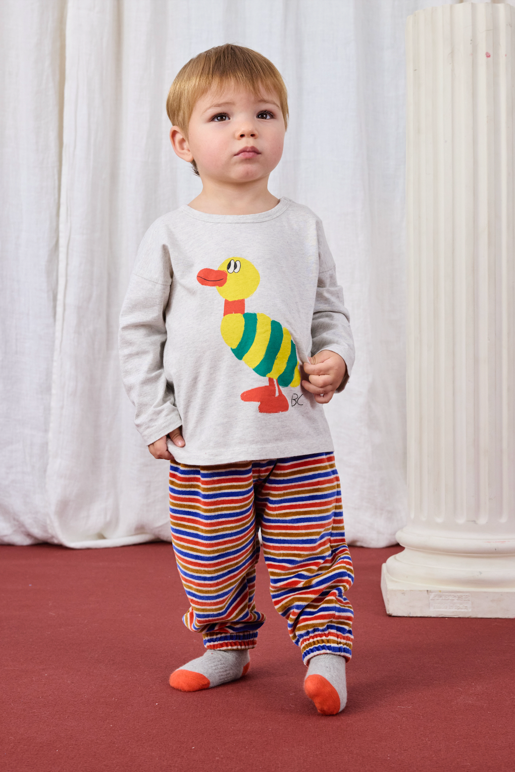 STRIPED DUCK T SHIRT