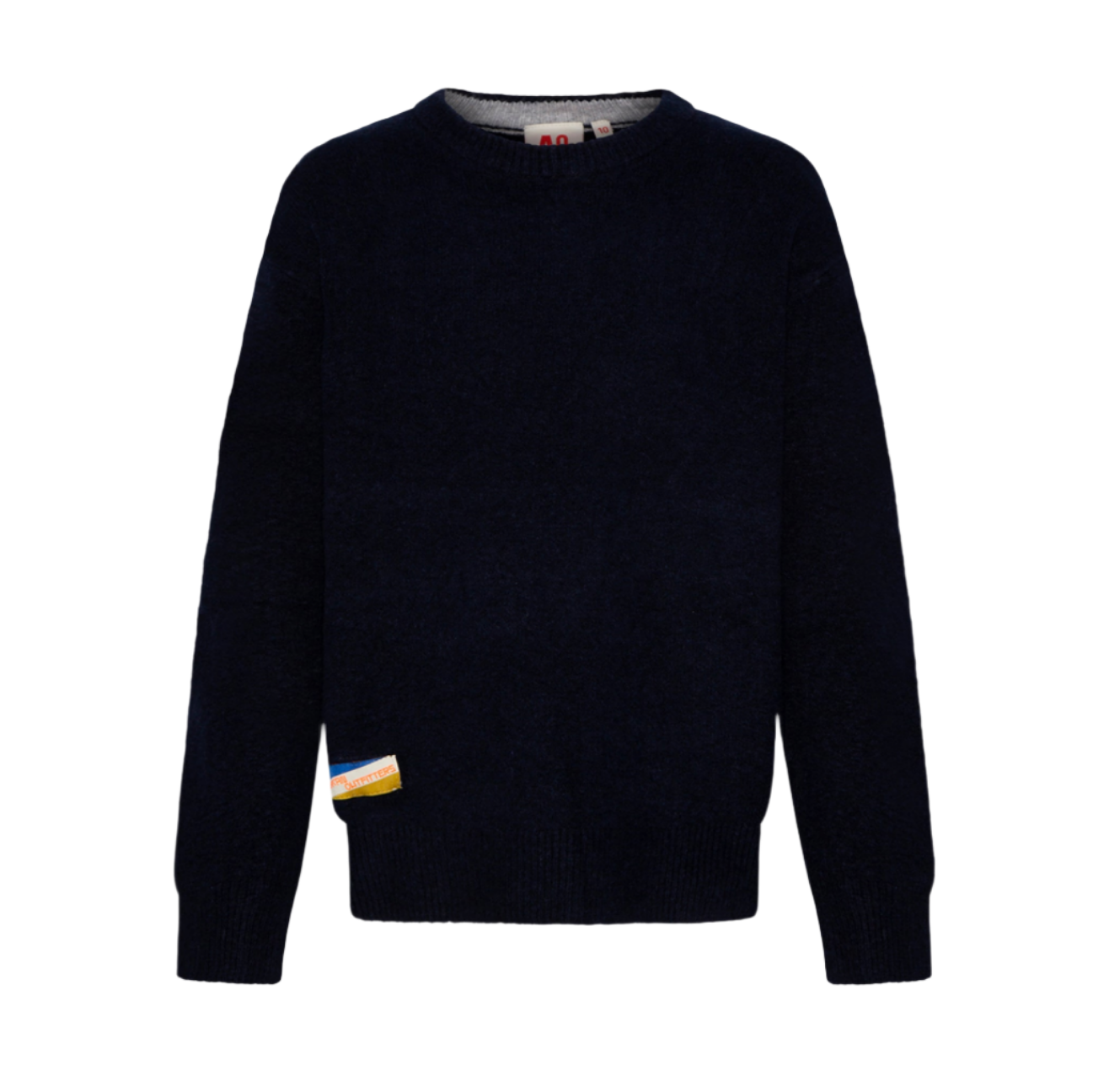 JEFF C NECK SEOUL SWEATER - NAVY - Little-ish