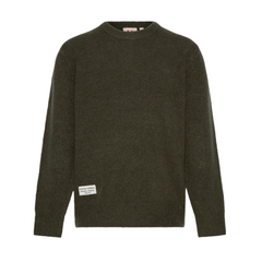 JEFF C NECK SEOUL SWEATER - FOREST