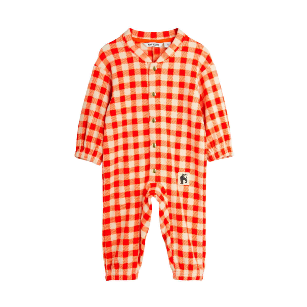 GINGHAM FLEECE BABY JUMPER - Little-ish