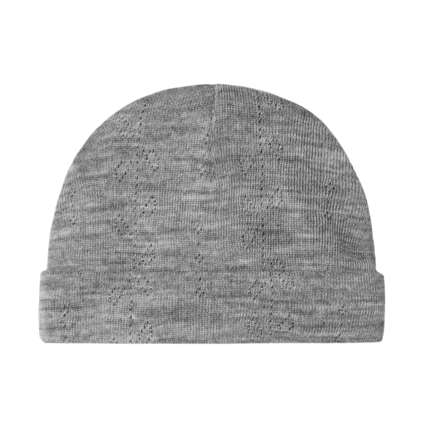 AIKO NOOS WOOL POINTELLE CAP - GRAY MELANGE - Little-ish