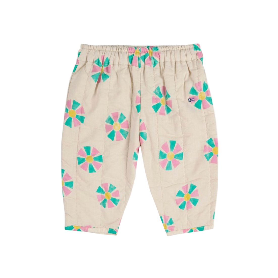 KALEIDOSCOPE ALL OVER QUILTED PANTS - Little-ish