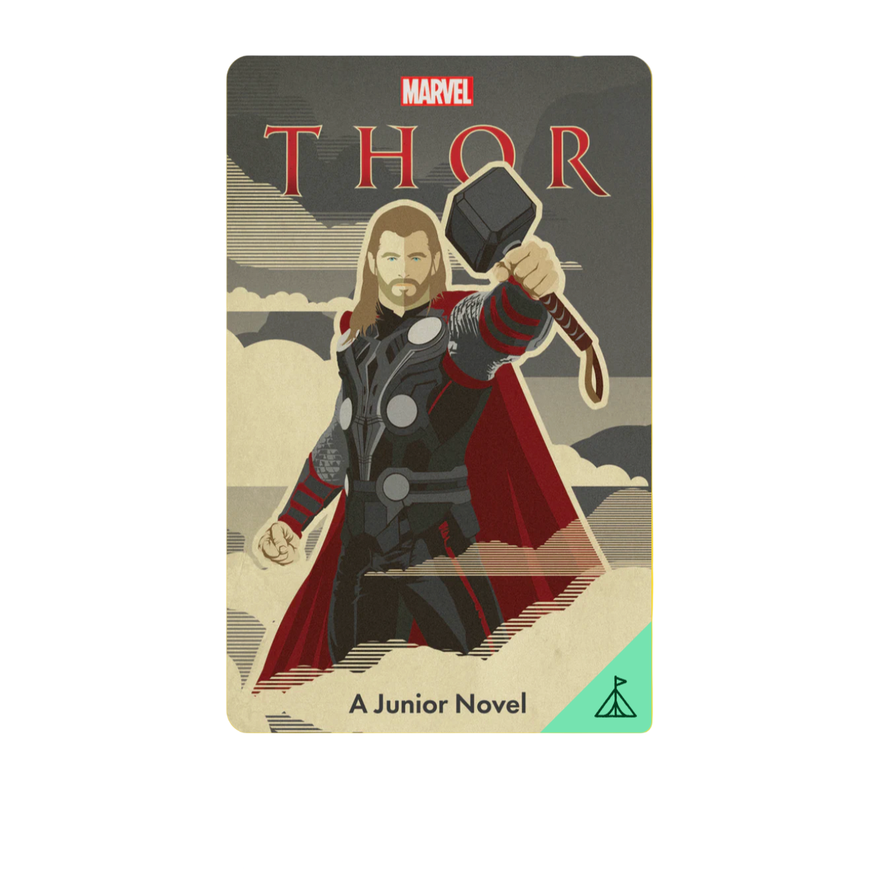 Thor book cover with yellow background - Little-ish