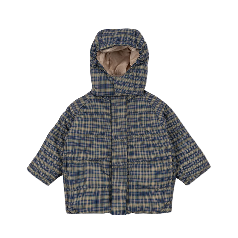 Plaid patterned jacket on a white background - Little-ish